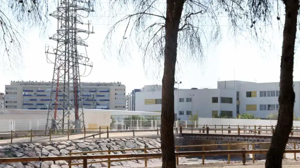 Soterramiento de las líneas eléctricas junto al Barranco de la Muerte en Parque Venecia